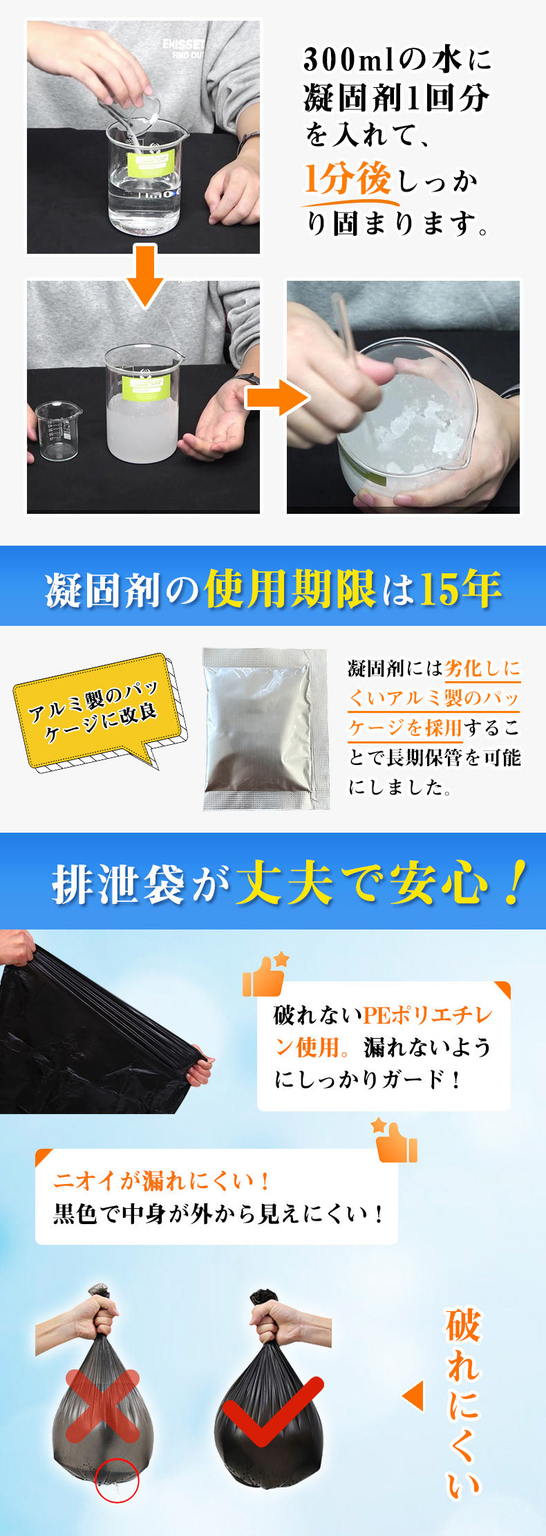 簡易トイレ 災害用トイレセット 折りたたみ式 携帯トイレ 非常用トイレ 凝固剤20個付、排泄袋20枚入り ポータブル 防災用品 災害用 旅行用 介護 車載用 キャンプ アウトドア 登山 避難 緊急 仮設 携帯 椅子 野外 便器 水洗 軽量